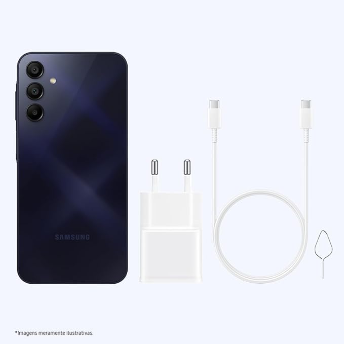 📱 Smartphone Samsung Galaxy A15 4G 128GB - Azul Escuro